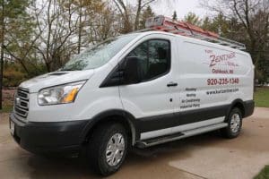 Maintenance truck from Kurt Zentner & Sons Plumbing & Heating