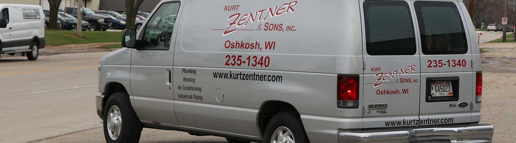 Kurt Zentner & Sons Plumbing & Heating maintenance van